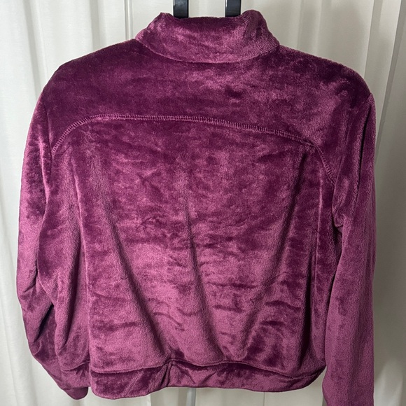 NWT Columbia Sherpa Full Zip Fleece Plus Size 2X Cozy and SoftJacket Burgundy - Picture 3 of 6